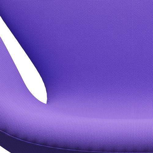 Fritz Hansen Swan Lounge Stuhl, Satin gebürstet Aluminium/Ruhmes violettes Licht