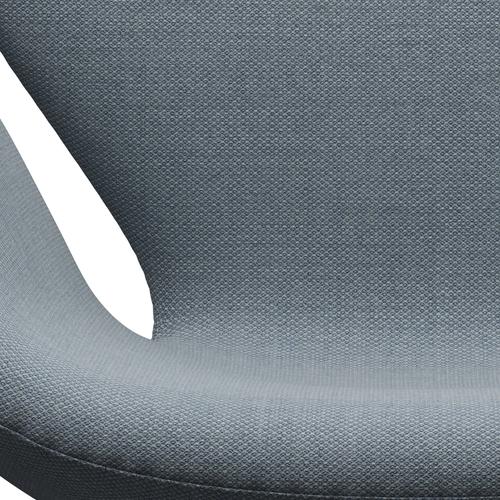 Fritz Hansen Swan Lounge Chair, Satin gebürstet Aluminium/Fiord Blau/Grau
