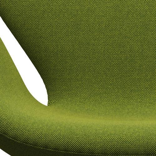 Fritz Hansen Swan Lounge Stuhl, Satin gebürstet Aluminium/Hallingdal Grün