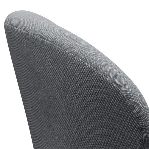 Fritz Hansen Swan Lounge Stuhl, Satin gebürstet Aluminium/Felgen Grau/Weiß