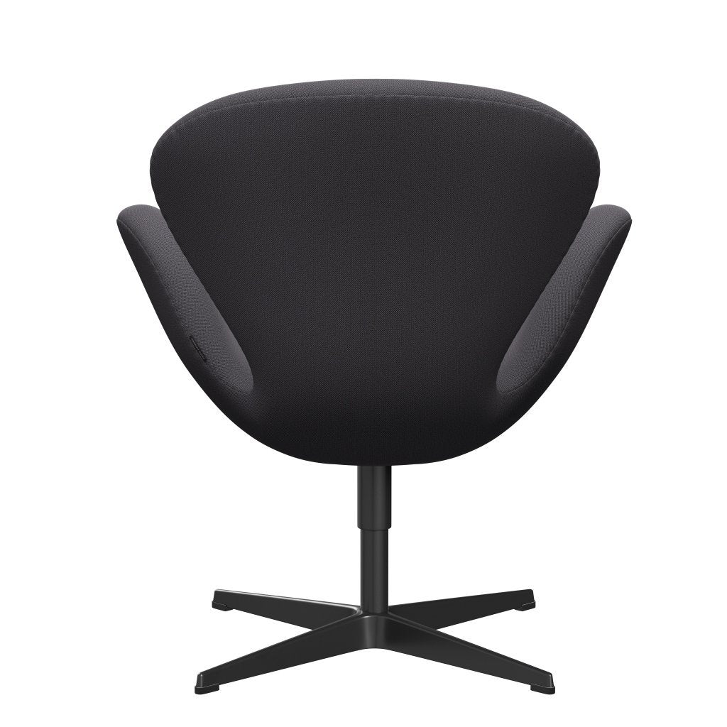 Fritz Hansen Swan Lounge Stuhl, schwarz lackiert/fangen dunkelgrau