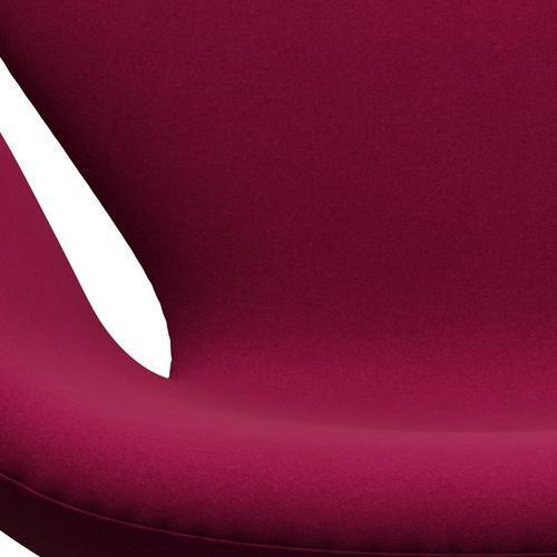Fritz Hansen Swan Lounge Stuhl, schwarz lackiert/divina rosa dunkel