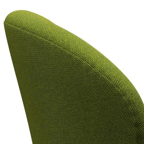 Fritz Hansen Swan Lounge Stuhl, schwarzer lackiertes/hallingdal grün