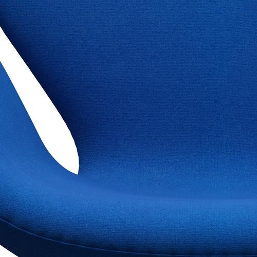 Fritz Hansen Swan Lounge Stuhl, Silbergrau/Tonus Blau