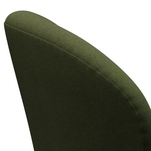 Fritz Hansen Swan Lounge Chair, Silbergrau/Tonus Militärgrün