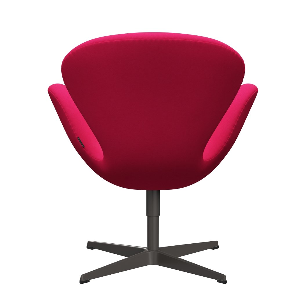 Fritz Hansen Swan Lounge Stuhl, warmer Graphit/Komfort Pink