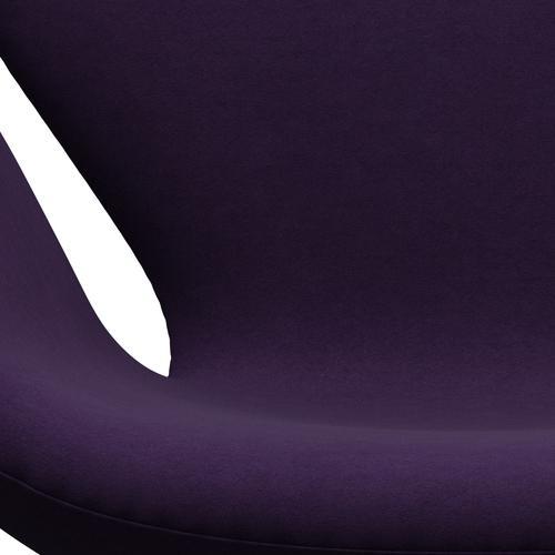 Fritz Hansen Swan Lounge Stuhl, warmer Graphit/Komfort Violett Dunkel