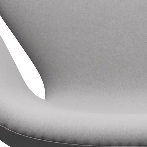 Fritz Hansen Swan Lounge Stuhl, warmes Graphit/Komfort weiß/grau