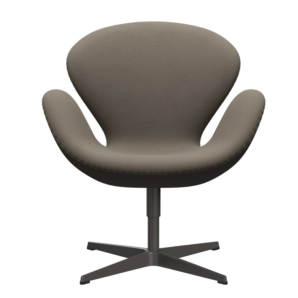 Fritz Hansen Swan Lounge Chair, warmes Graphit/Ruhm beige (61003)