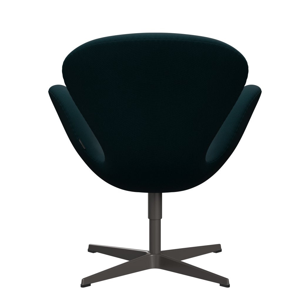 Fritz Hansen Swan Lounge Chair, warmes Graphit/Ruhm dunkelgrün
