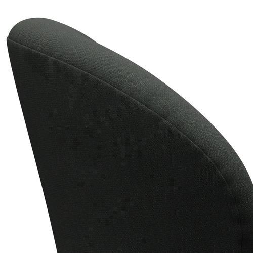 Fritz Hansen Swan Lounge Stuhl, warmes Graphit/Fiord schwarzer mehrfarbig