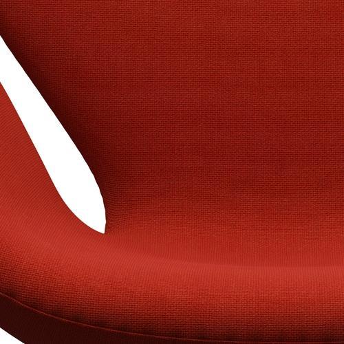 Fritz Hansen Swan Lounge Stuhl, warmer Graphit/Hallingdal Orange (600)