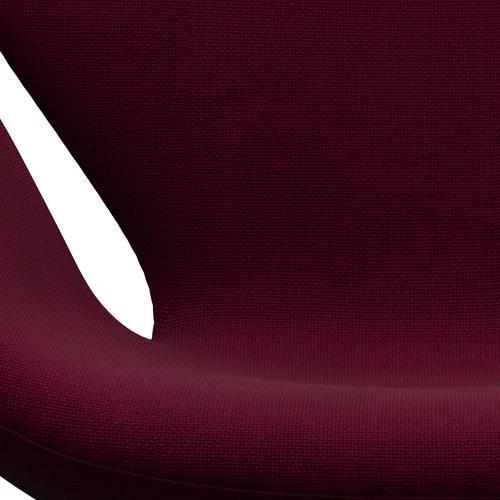 Fritz Hansen Swan Lounge Stuhl, warmer Graphit/Hallingdal Pink Dunkelheit