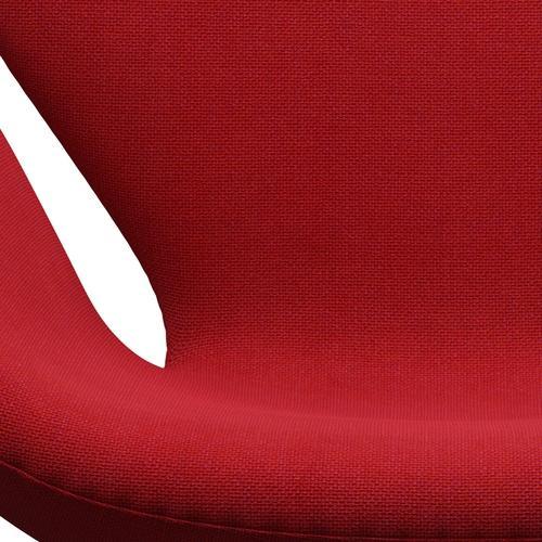 Fritz Hansen Swan Lounge Stuhl, warmer Graphit/Hallingdal Red (680)