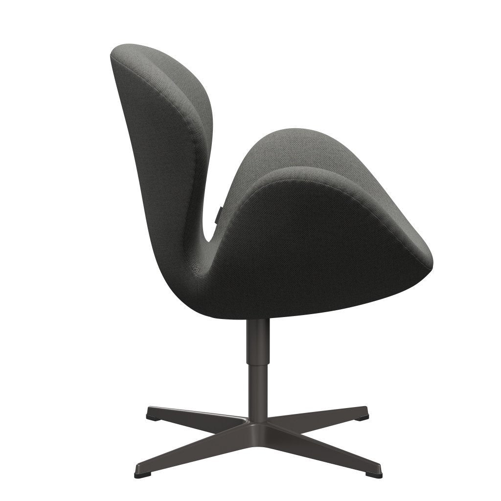Fritz Hansen Swan Lounge Stuhl, warmer Graphit/Re Wolltaupe/natürlich