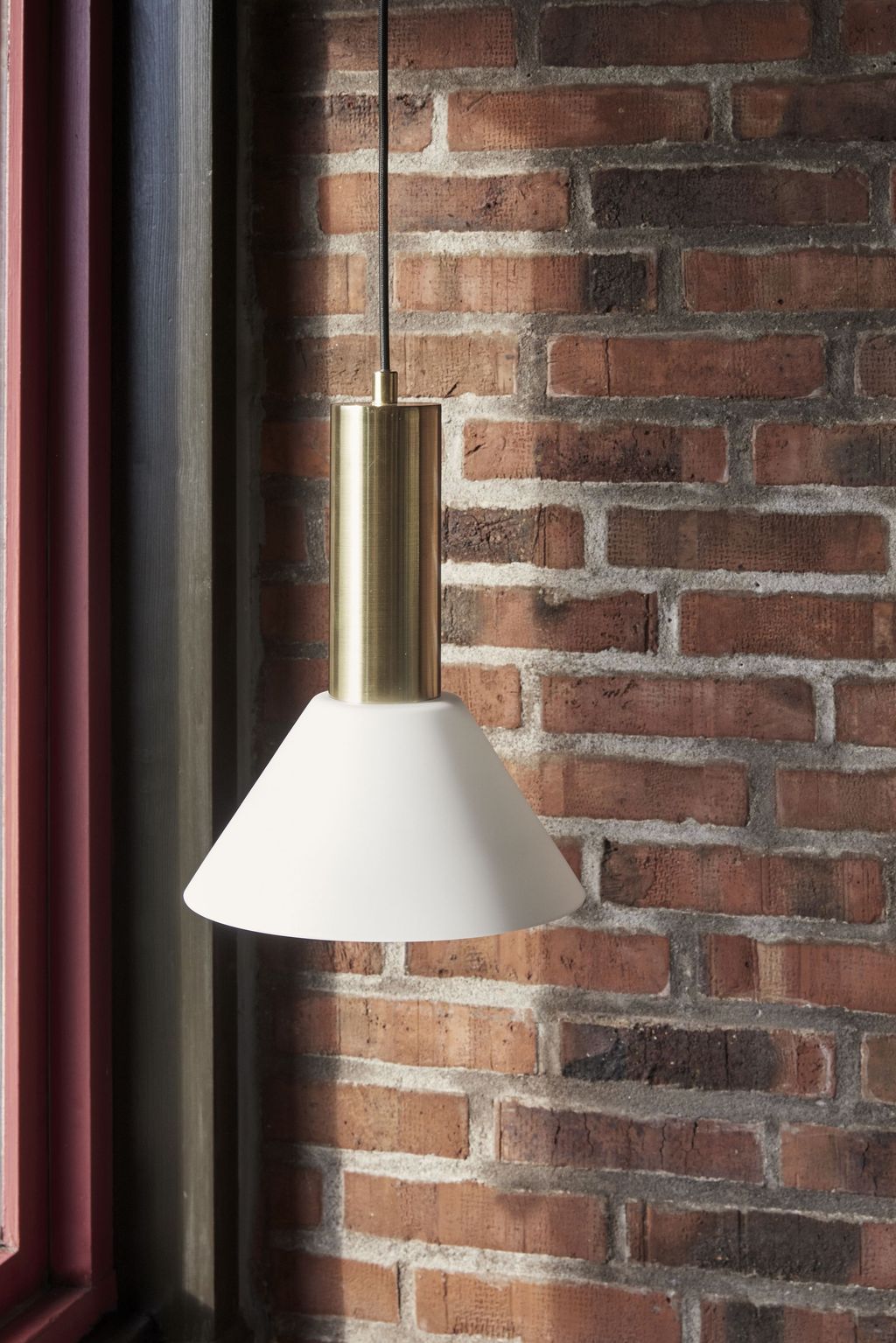 Hübsch Contrast Pendant /Ceiling Lamp, Brass