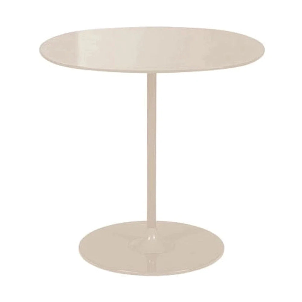 Kartell Thierry Side Table Medium, Warm Beige/White
