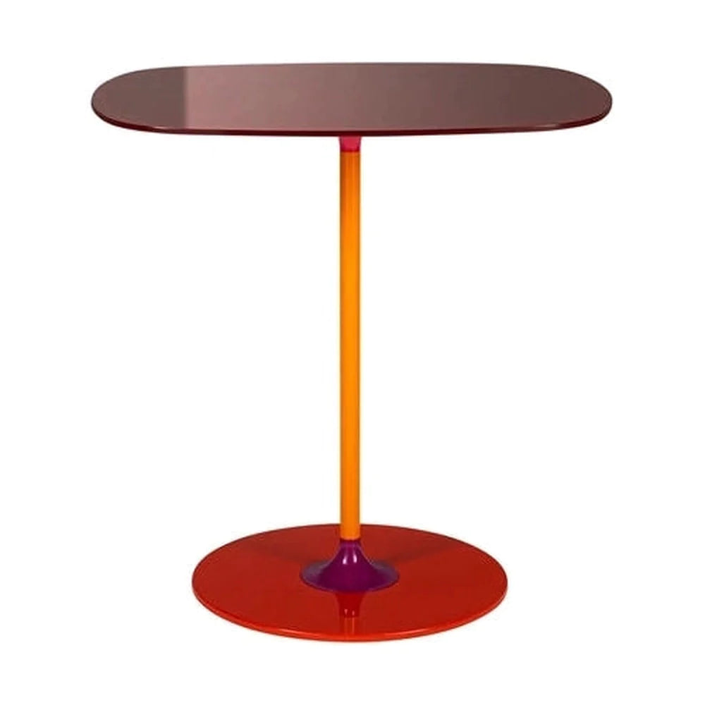 Kartell Thierry Side Table High, Bordeaux