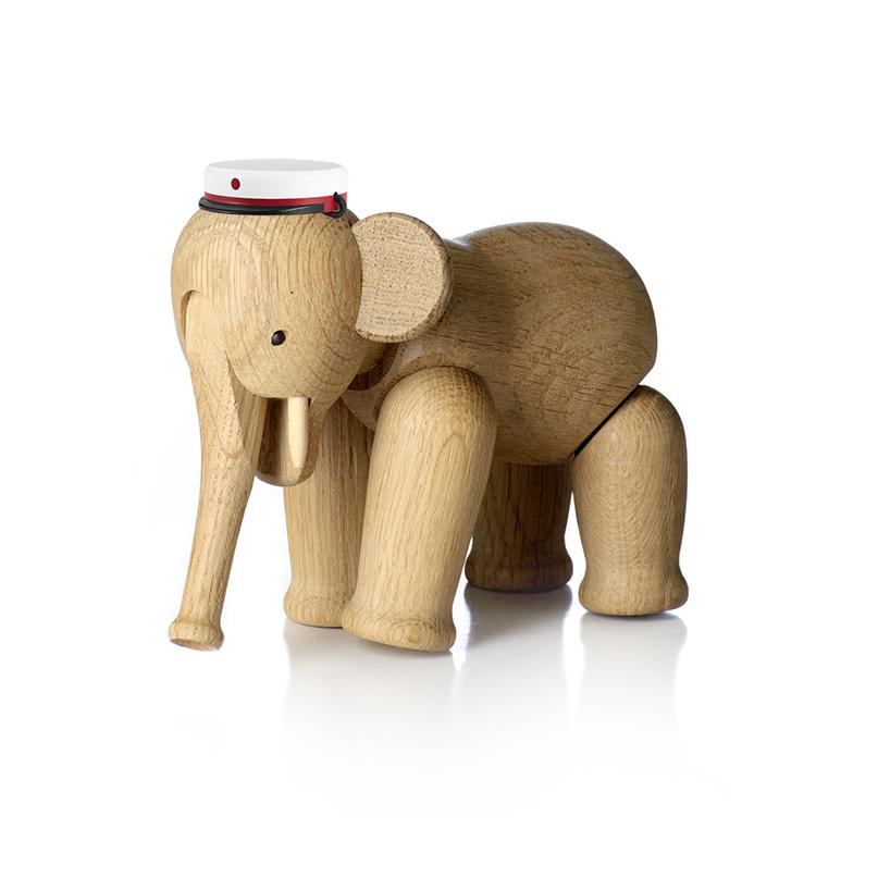 Kay Bojesen Elephan Small With Red Student Cap