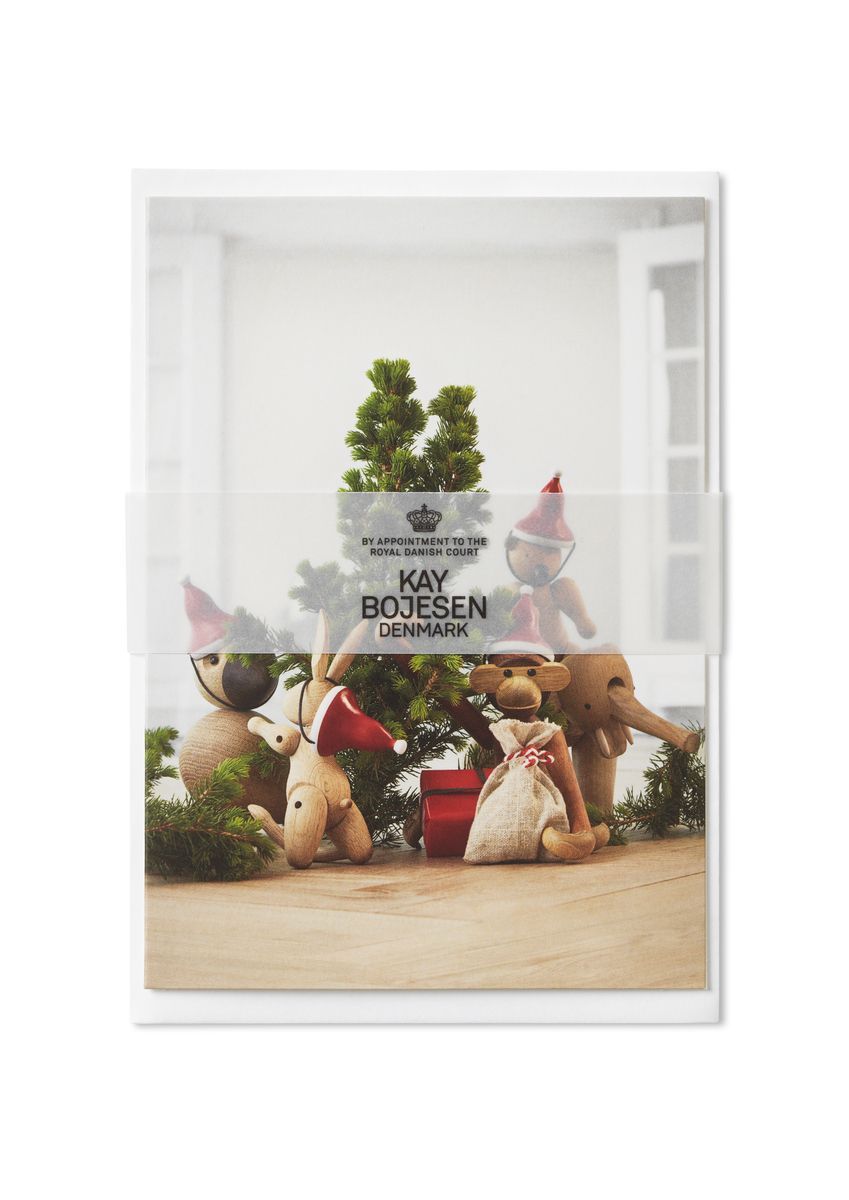 Kay Bojesen Card A6 Christmas Mixed Wood 1 Piece