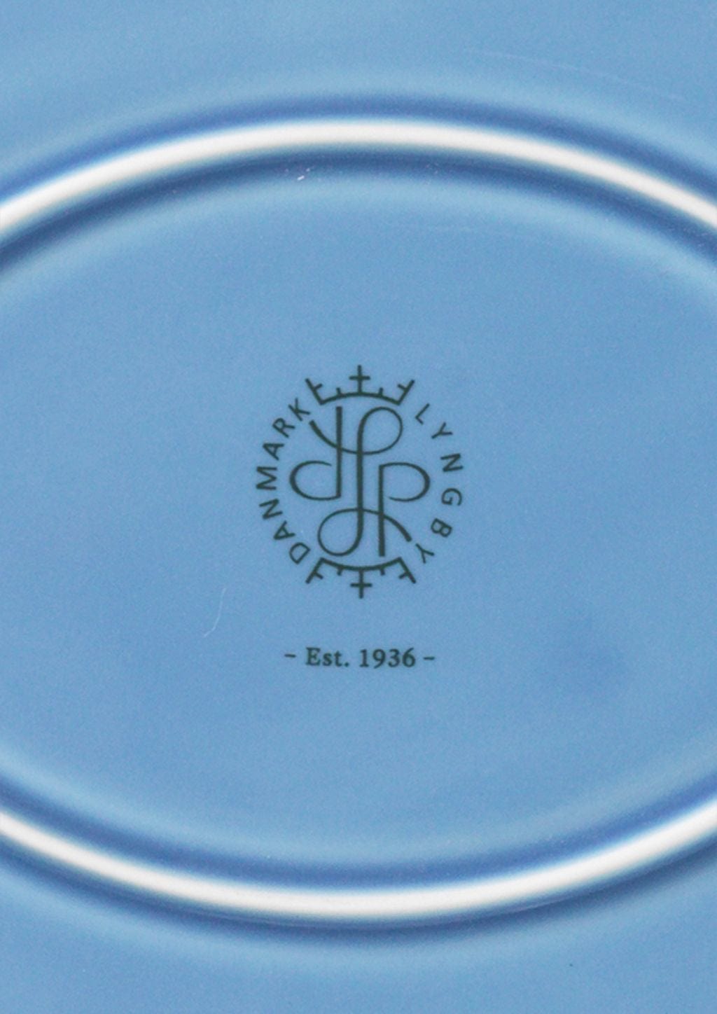 Lyngby Porcelæn Rhombe Color Oval Serving Plate 28,5x21,5, Blue