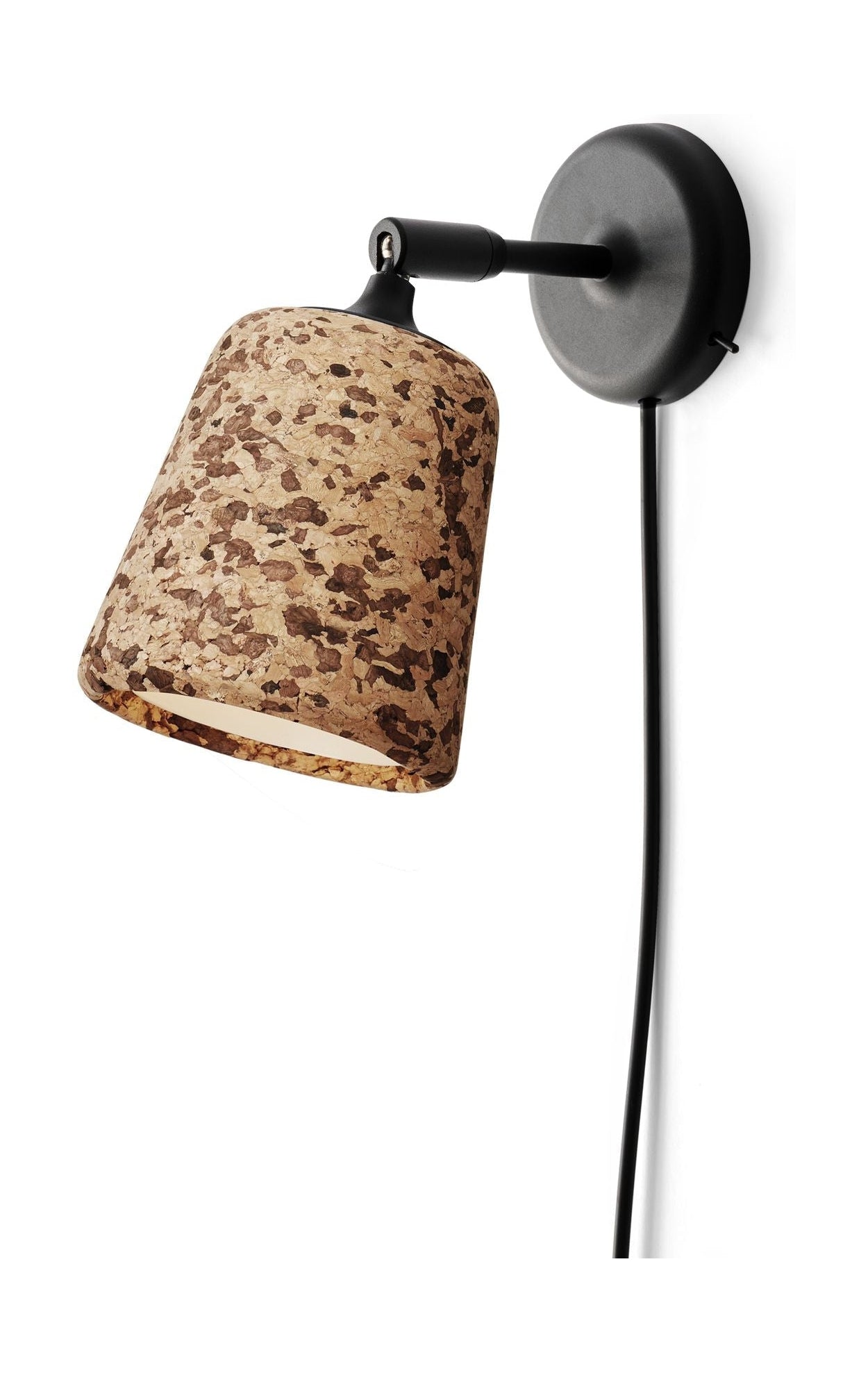New Works Material Wall Lamp, Mixed Cork