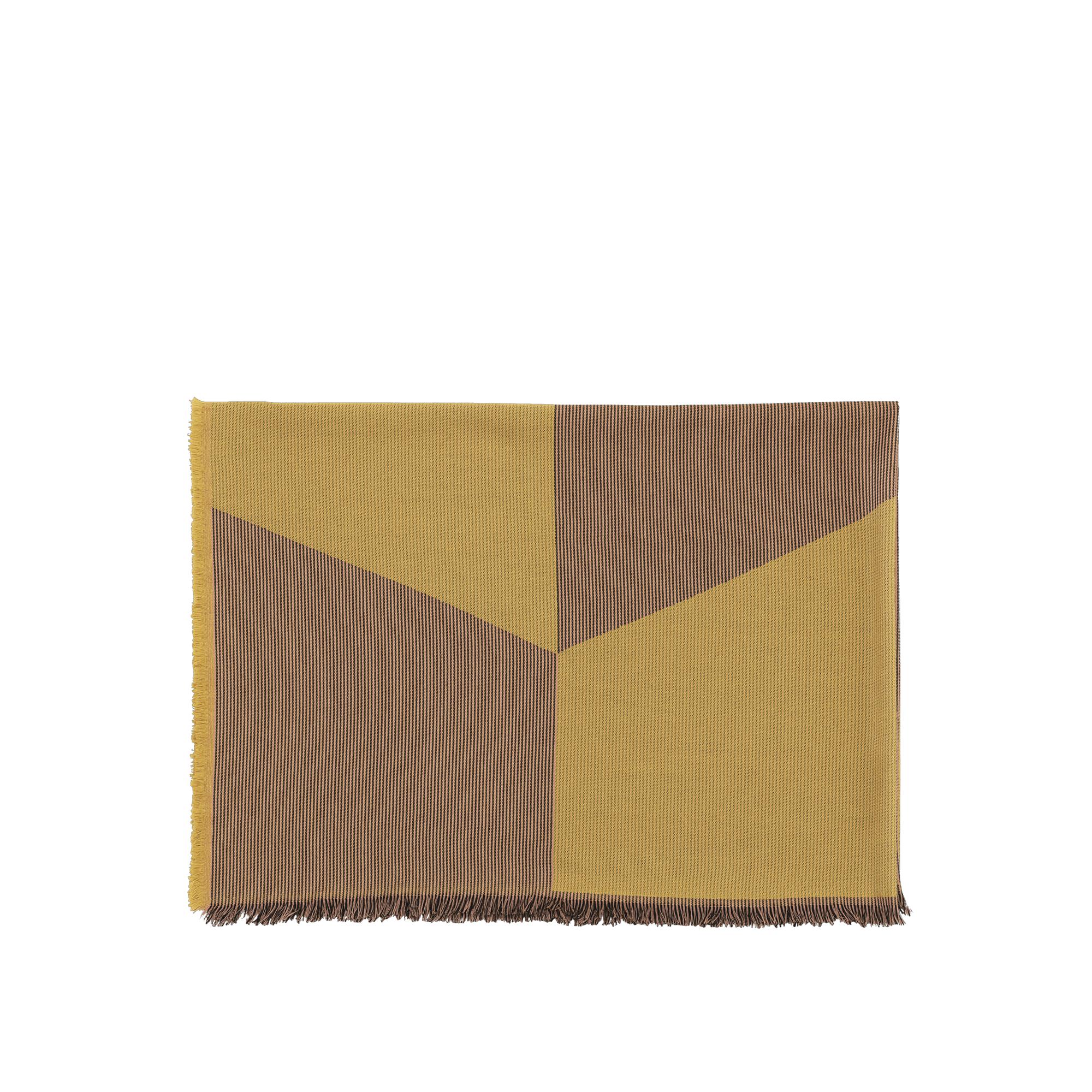 Muuto Sway Wool Blanket, Mustard Yellow