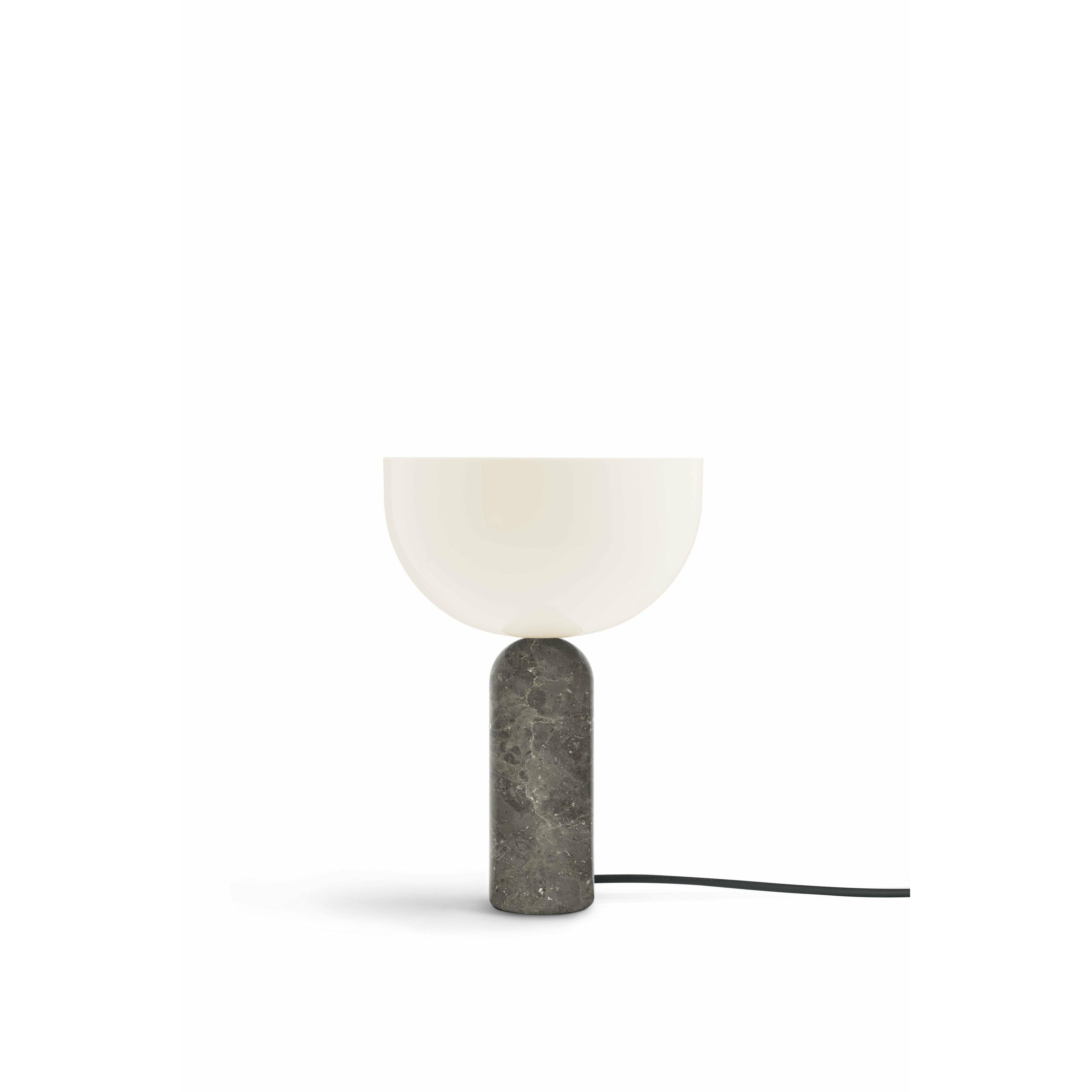 New Works Kizu Table Lamp Gris Du Marais Marble, Small
