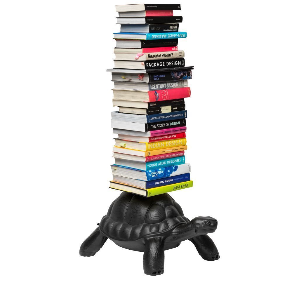 Qeeboo Turtle Carry Shelf, Black