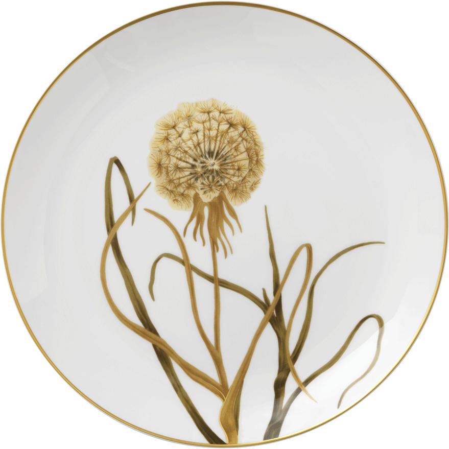 Royal Copenhagen Flora Plate Dandelion, 27cm - inwohn.de