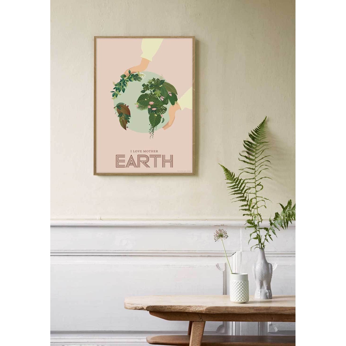 Vissevasse I Love Mother Earth Poster, 15X21 Cm-Wanddekoration-Vissevasse-5713138903314-F-2019-033-S-VIS-inwohn
