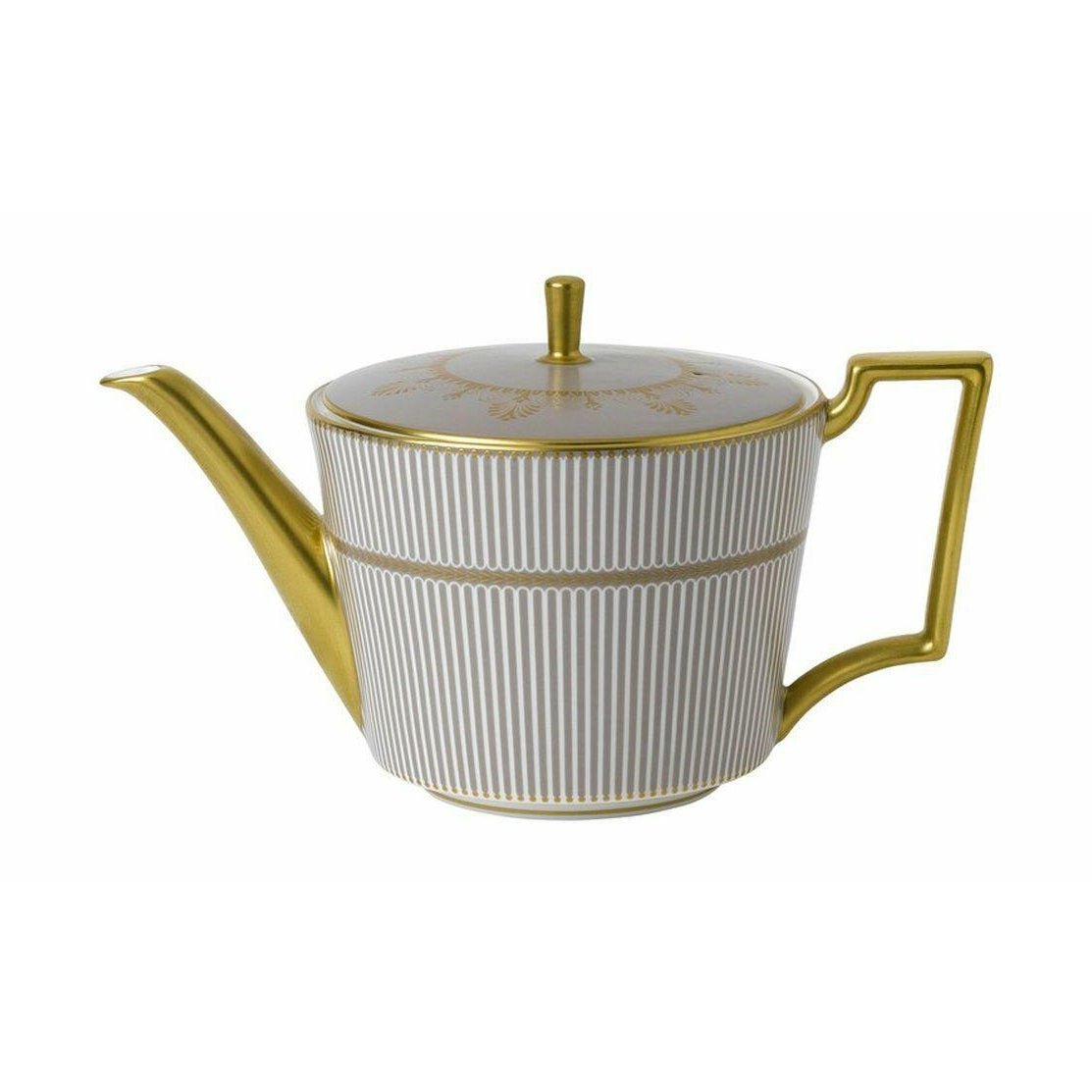Wedgwood Anthemion Grey Teapot, 1 L