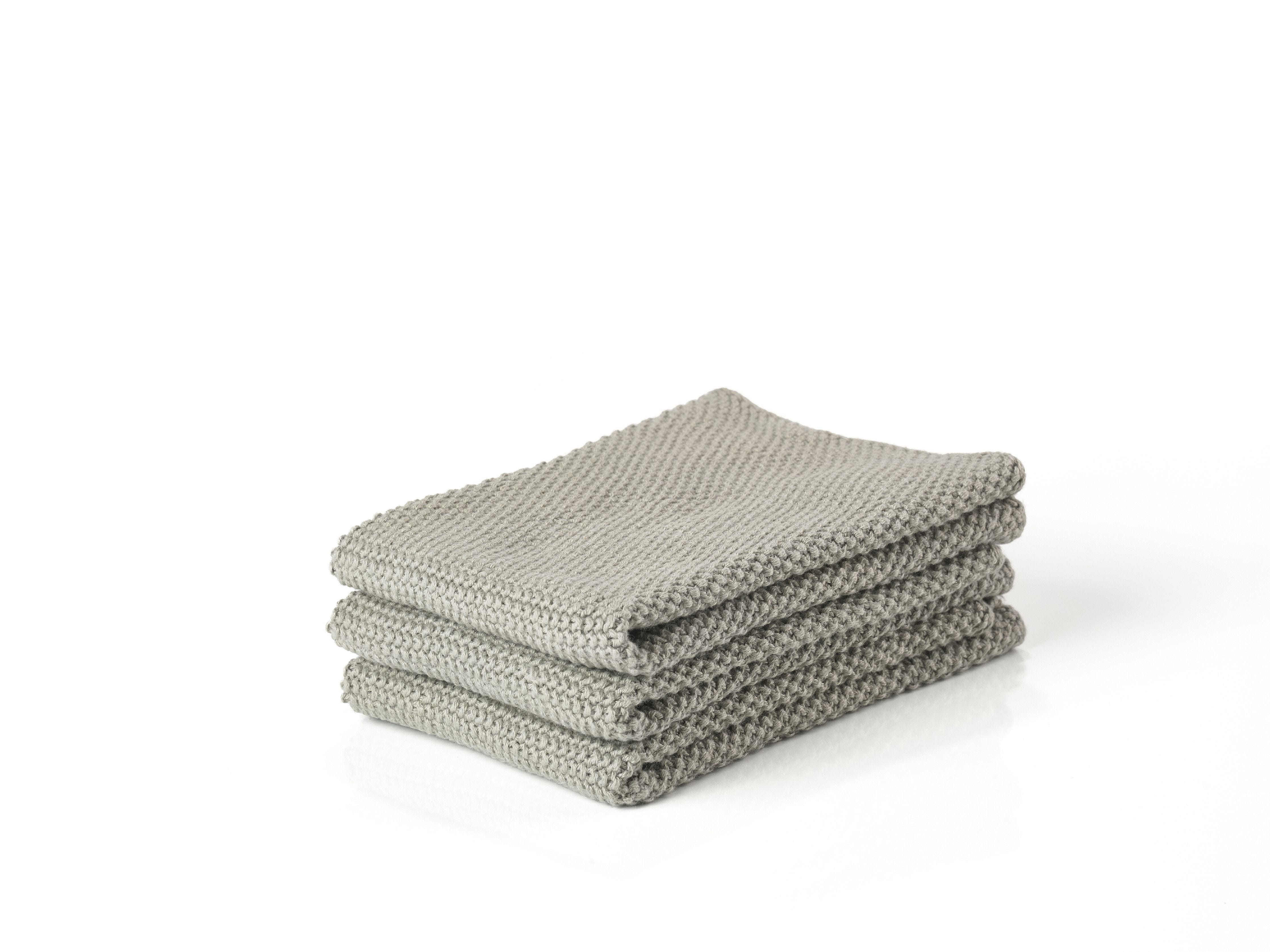 Zone Denmark Cleaning Cloth Set Of 3, Mud